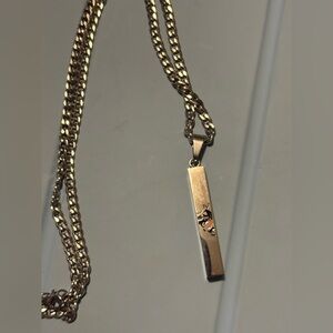 Jujutsu Kaisen Toji and Megumi bar necklace